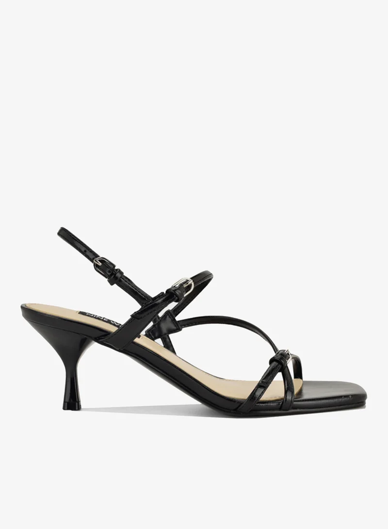 Multi Strap Mid Heel Sandals
