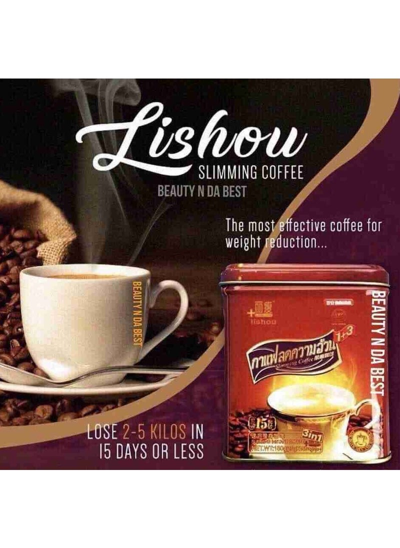 Lishou  Original Lishou Coffee 15 Sachets  - Image 2