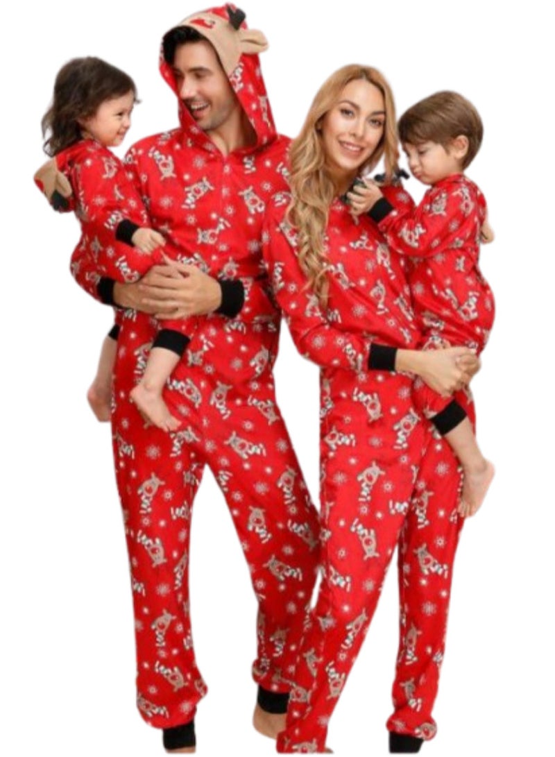 AUTOYSUR Family Pajamas Matching Sets, PJs Mathching Set, Holiday Family Sleepwear Set Long Sleeves and Pants (Kids)  - Image 1