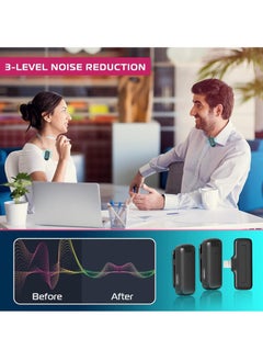 Ulanzi Ulanzi J12 Wireless Lavalier Microphone for iPhone/Android/iPad, 2-in-1 Plug-Play Mic with Charging Case for Phone Video Recording, 65ft Transmission Range  - Image 5