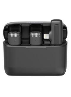 Ulanzi Ulanzi J12 Wireless Lavalier Microphone for iPhone/Android/iPad, 2-in-1 Plug-Play Mic with Charging Case for Phone Video Recording, 65ft Transmission Range  - Image 1