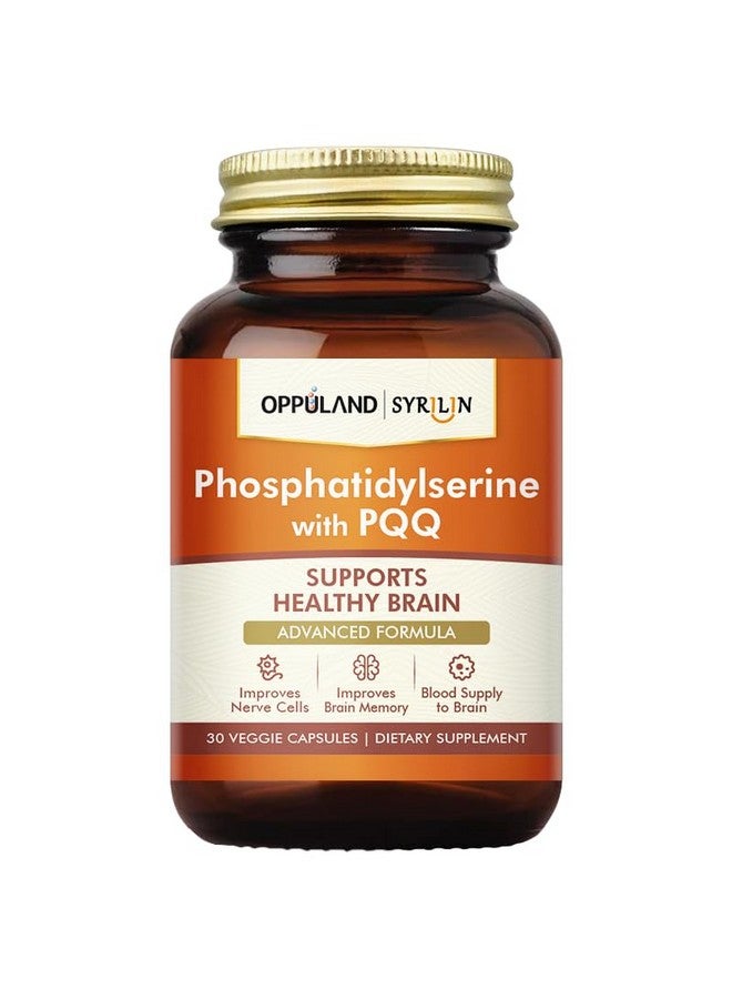 oppuland Phosphatidylserine with PQQ 30 Veggie Capsules,Phosphatidylserine Supplement | Improves Nerve Cells & Brain Memory - Image 1