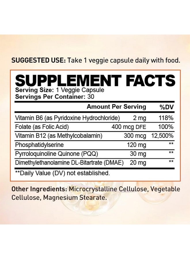 oppuland Phosphatidylserine with PQQ 30 Veggie Capsules,Phosphatidylserine Supplement | Improves Nerve Cells & Brain Memory - Image 4