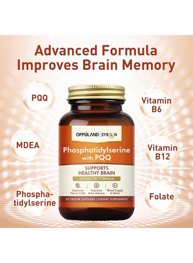 oppuland Phosphatidylserine with PQQ 30 Veggie Capsules,Phosphatidylserine Supplement | Improves Nerve Cells & Brain Memory - Image 2