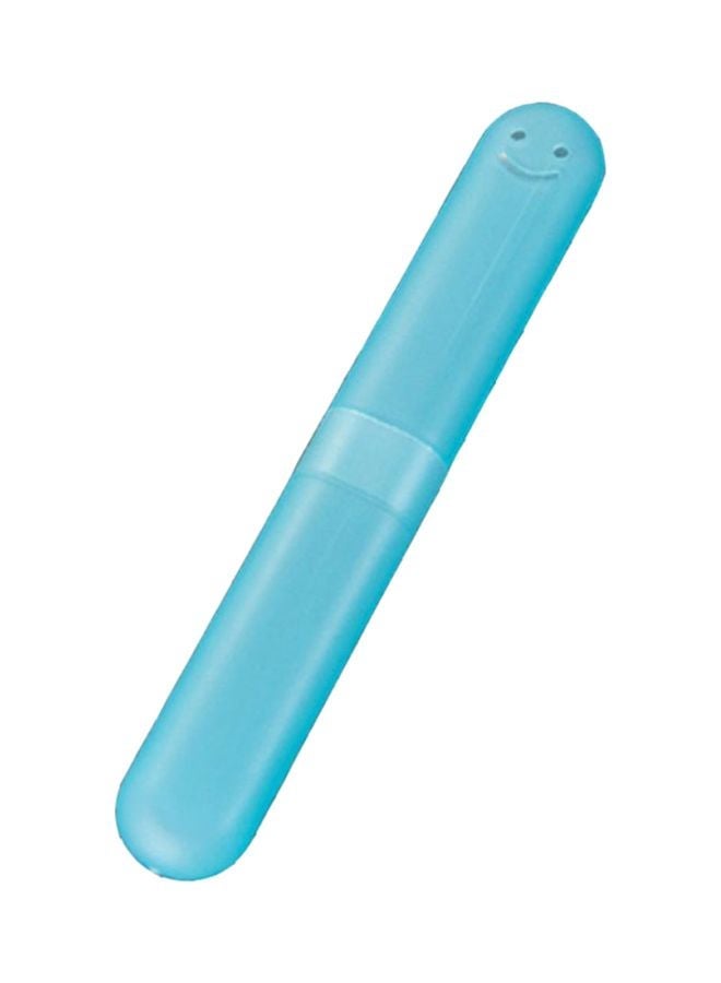NIBEMINENT Travel Toothbrush Box Blue 20x3x3cm