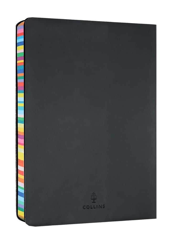 Collins Collins Edge Rainbow 2024 Diary A5 Week to View Planner - Lifestyle Planner and Organiser for Office, Work, Personal and Home - January to December 2024 Diary - Weekly - Charcoal - ED153.U96-24  - Image 2