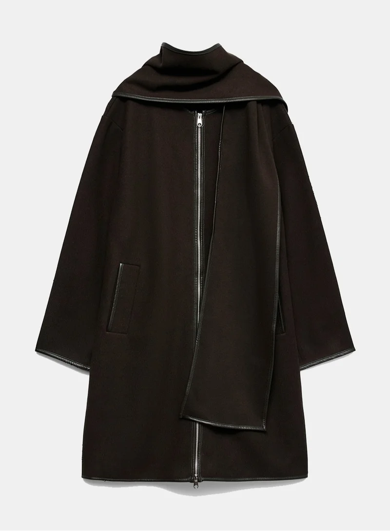 VERO MODA FORTUNE MANJA COAT GA -Chocolate Torte DarkBrown