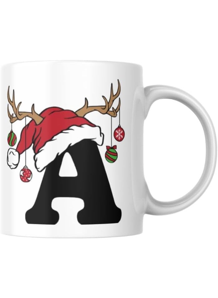 VoY Printed Christmas Ceramic Mug – Durable Coffee Cup for Home, Office & Gifting – BY2321IA - Image 1