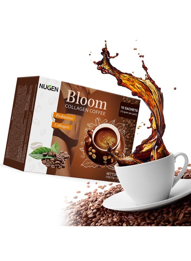 NUGEN Bloom Collagen Coffee 3 Pack 100 Percent Organic With Glutathione For Skin Radiance And Weight Support - Image 4