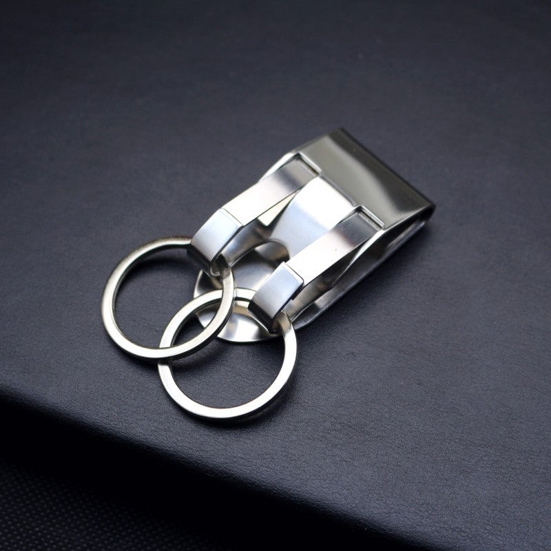 8805 Belt Keychain Men'S Waist Hanging Metal 8802 Single Ring Double Ring Keychain - Image 4