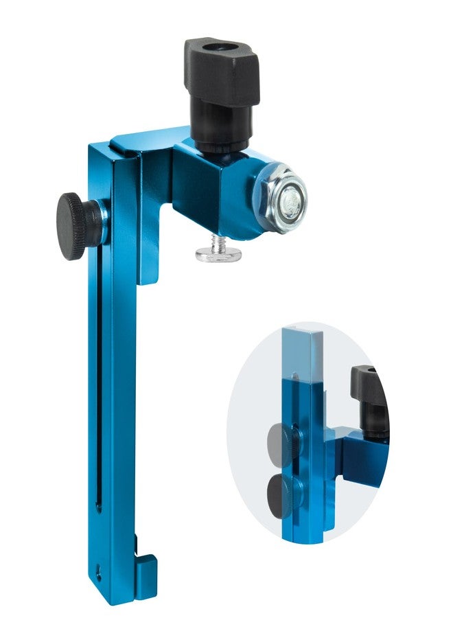 POWERTEC 1" to 3-1/2" Adjustable Flip Stop, Patent Pending Curved-Based T Track Stop for Miter Saw, Table Saw, Drill Press, Router Table, Miter Gauge, T Track Accessories for Woodworking (72043) - Image 1