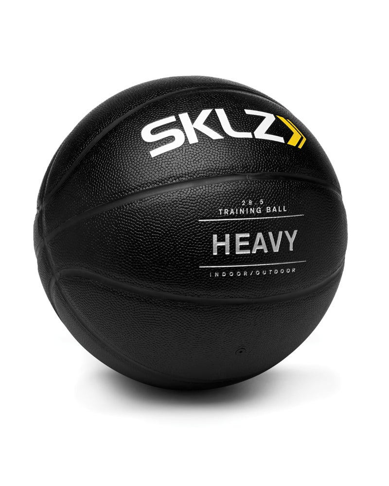 SKLZ Weighted Training Basketball, 29.5" - 3-lb Heavy Training Ball - Black, Quality Faux Leather Construction - Durable & Wear-and-Tear Resistant Dribbling Trainer for Indoor or Outdoor Use - Image 1