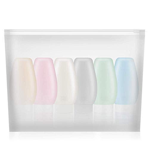 YAMYONE Travel Bottles for Toiletries, Tsa Approved Travel Bottle 3OZ Shampoo Travel Container, BPA Free Leak Proof Travel Tubs Refillable Liquid (Pink) (6 Pack-Pink) - Image 2