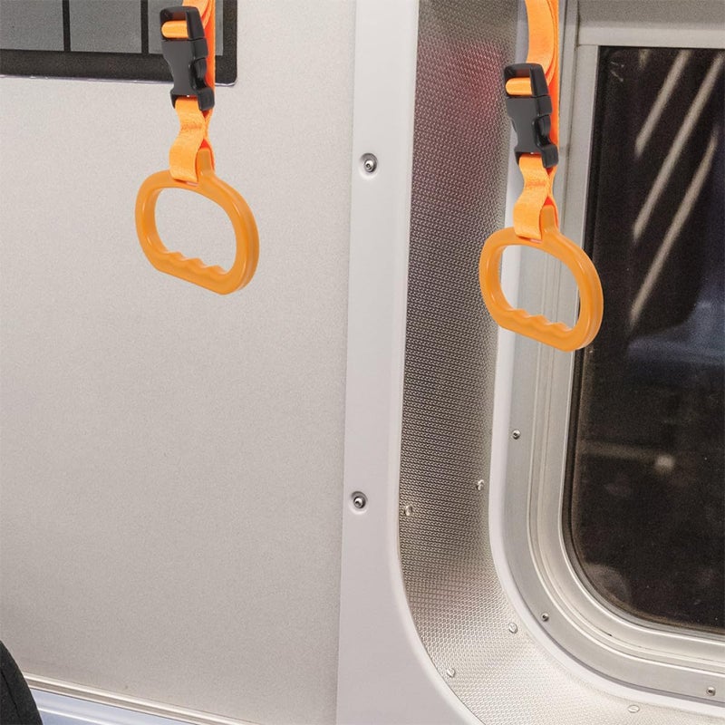 2pcs Orange Elderly Car Handle Assist Grab Handles for Disabled and Pregnant Women Vehicle Mobility Aid Safety Latch Support Transport Accessory - Image 5