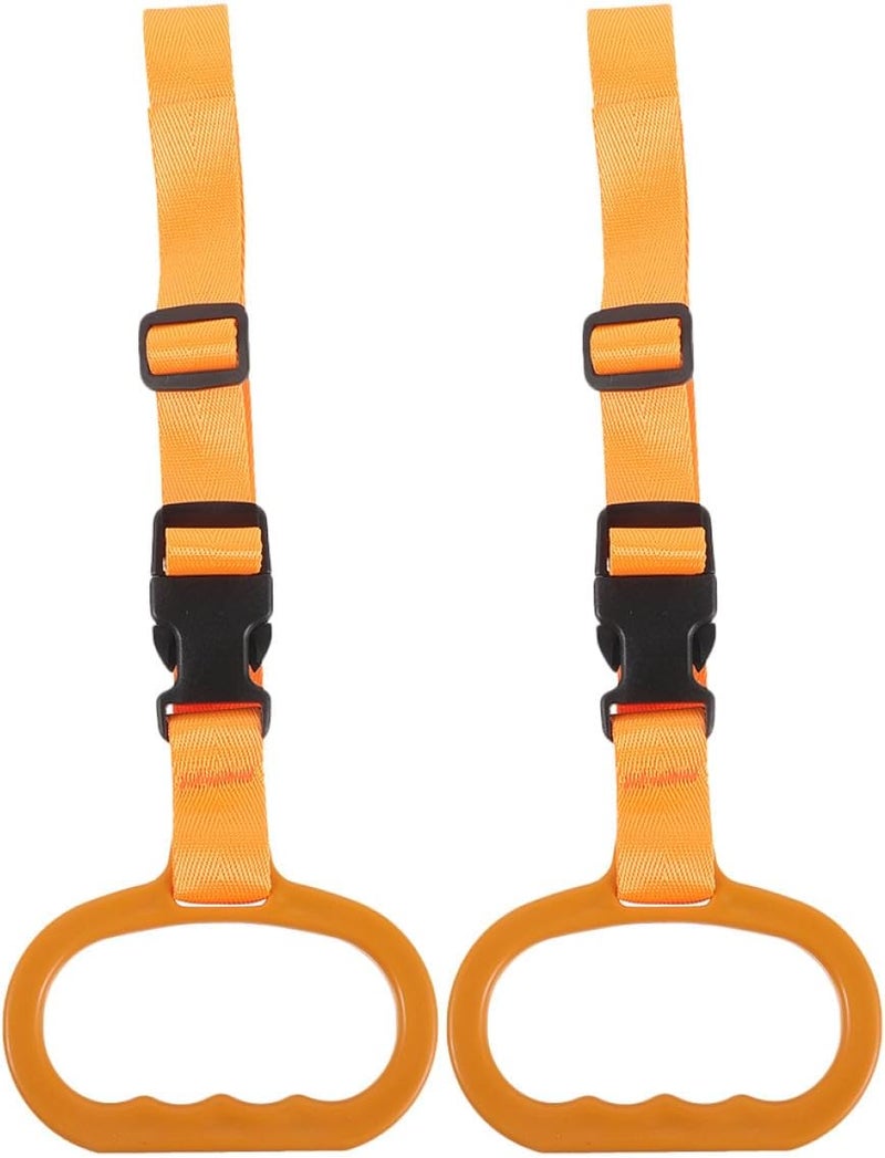 2pcs Orange Elderly Car Handle Assist Grab Handles for Disabled and Pregnant Women Vehicle Mobility Aid Safety Latch Support Transport Accessory - Image 1