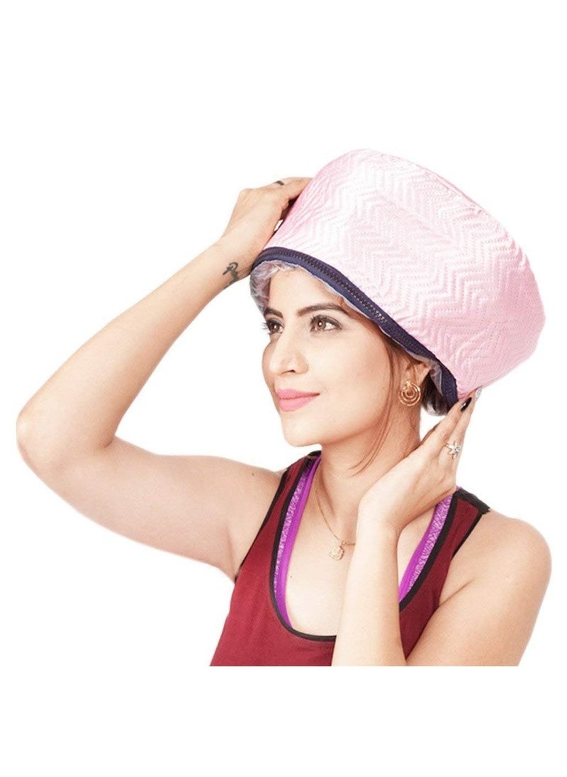 QERINKLE QERINKLE Hair Care Thermal Head Spa Cap Treatment with Beauty Steamer Nourishing Heating Cap, Spa Cap For Hair, Spa Cap Steamer For Women  - Image 1