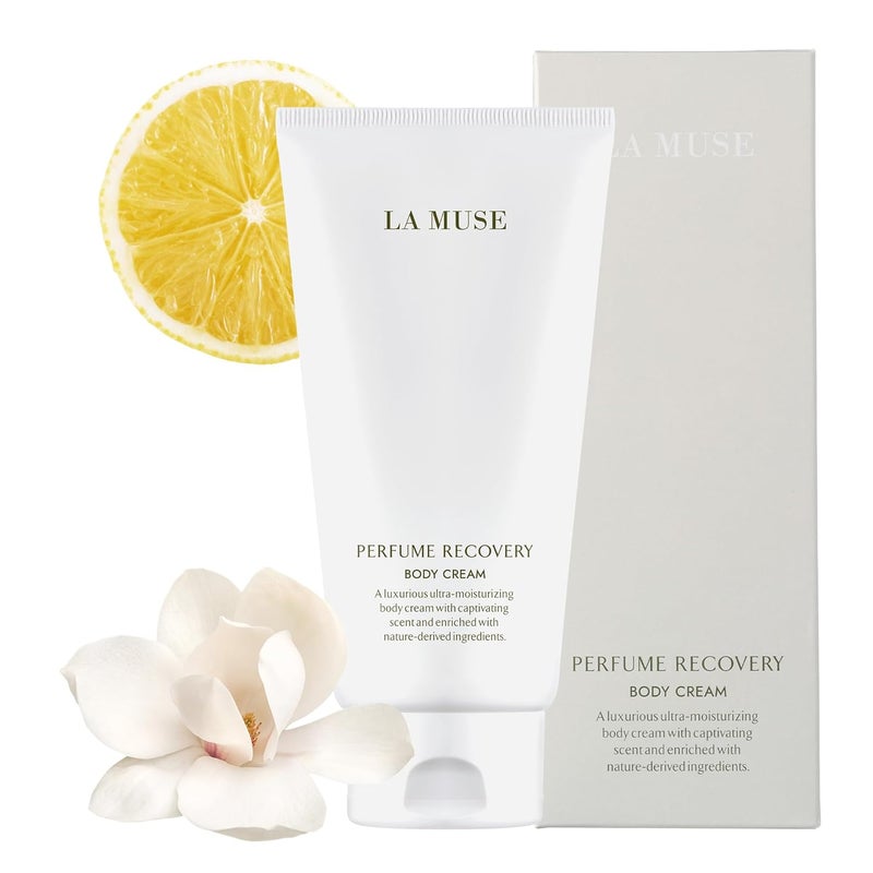 LA MUSE Perfumed Body LotionFloral Musk Peptide Firming Body Lotion Moisturizing Cream with Shea Butter Relaxing  Calming Sensitive Skin NonSticky ButterLike Texture 1014 fl oz