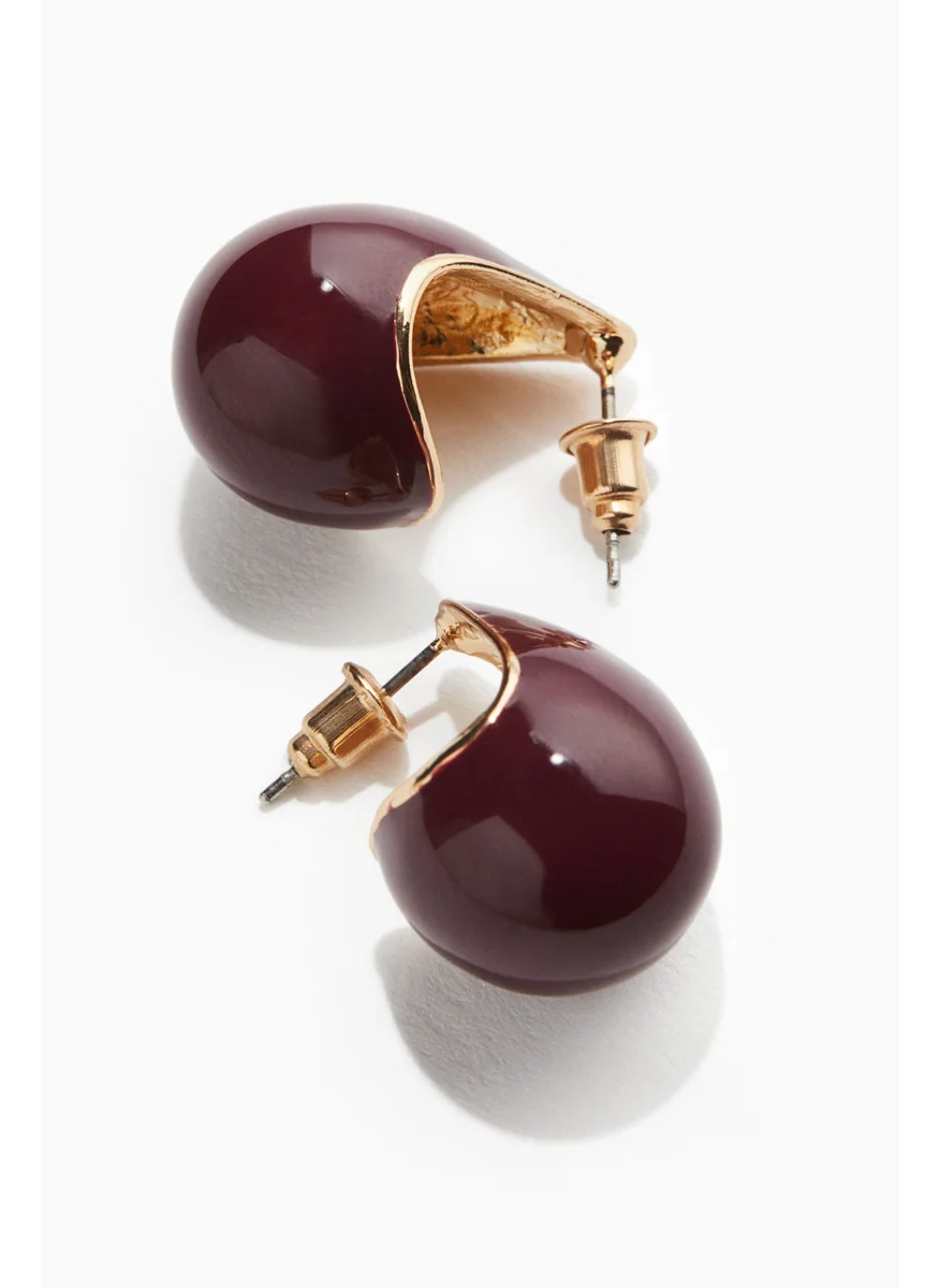 H&M Chunky Dome Earrings