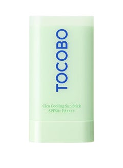 Tocobo TOCOBO Cica Cooling Sun Stick SPF50+ Fermented Cica Complex, Cooling Sun Stick, Reduces Skin Temperature, Quick Soothing, Lightweight and Moisturizing Sun Stick  - Image 1