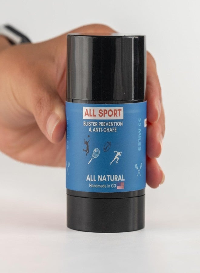 55 Miles All Sport Anti-Chafe & Blister Prevention Balm/Salve – Long-Lasting Skin Protection for Basketball, Tennis, CrossFit, Soccer & More – Natural Formula for High-Intensity Movement – 1.5oz - Image 1