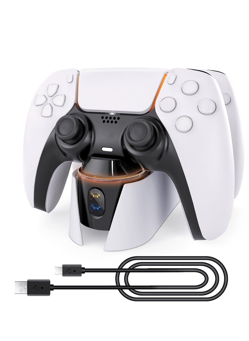 Generic - Dual sensor charging station 5 dual sensor controller chargers 2 with LED indicator lights - Image 1