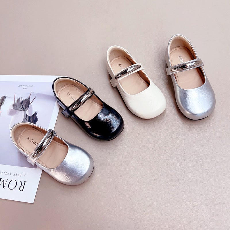 Girls' Small Leather Shoes, Children'S Shoes, 2025 Spring And Autum New Style, Girls' Performance Children'S Princess Shoes, Fashionable - Image 3