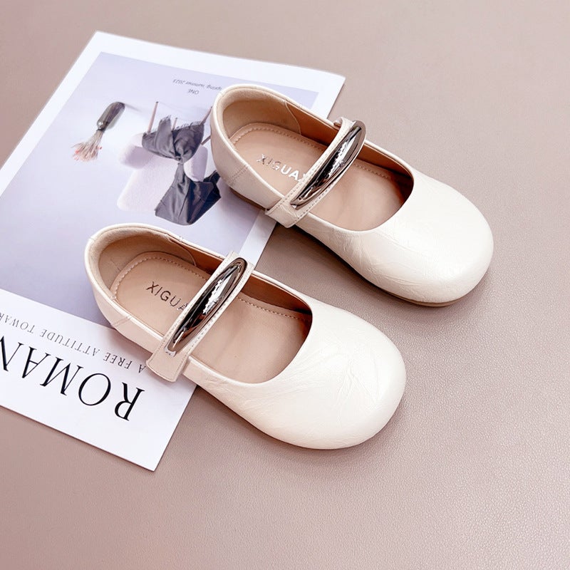Girls' Small Leather Shoes, Children'S Shoes, 2025 Spring And Autum New Style, Girls' Performance Children'S Princess Shoes, Fashionable - Image 1