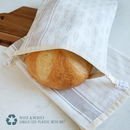 Nectar & Nest Reusable Beeswax Bread Bags for Homemade Bread & Sourdough – XL Eco-Friendly, Natural, Food-Safe Storage Bag to Keep Loaves Fresh Longer – Sustainable, Zero Waste - Image 5