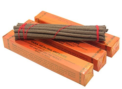 DharmaObjects Tibetan Tara Healing Incense - 3 Packs (20 Sticks per Pack) | 5.5" Length | Handcrafted & 100% Natural - Image 1