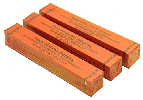 DharmaObjects Tibetan Tara Healing Incense - 3 Packs (20 Sticks per Pack) | 5.5" Length | Handcrafted & 100% Natural - Image 4