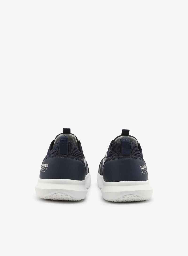U.S. Polo Assn. Navy Kids Navy Low-Top Casual  Slip On Sneakers - Sleek Everyday Style and Comfort for Effortless Wear for Kids | Best Price UAE