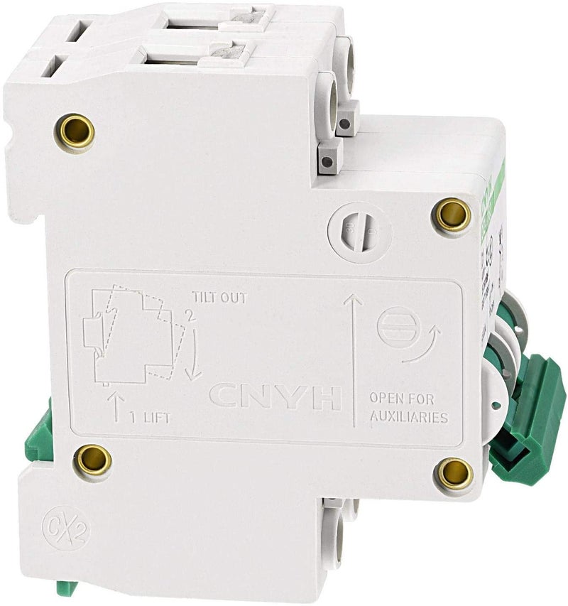 DZ47 63 2 Pole 25A 400V C25 Curve D Miniature Circuit Breaker 2 Pieces - Image 4