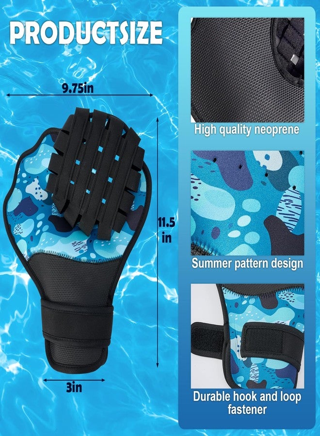 TTQ Water Baseball Ball and Glove Set for Pool & Beach Games - Adjustable Ambidextrous Baseball-Style Mitt with Water Bouncing Ball for Summer Outdoors Water Sports - Image 2