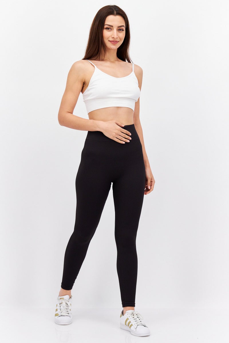 PUMA سراويل تدريب رياضية نسائية ضيقة، سوداء - Image 3