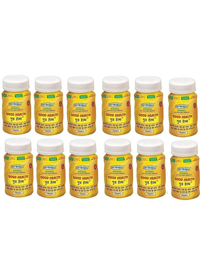 DR. BiSWAS Good Health Ayurvedic (Pack Of 12) (600 Capsules) By Am Sales  - Image 1