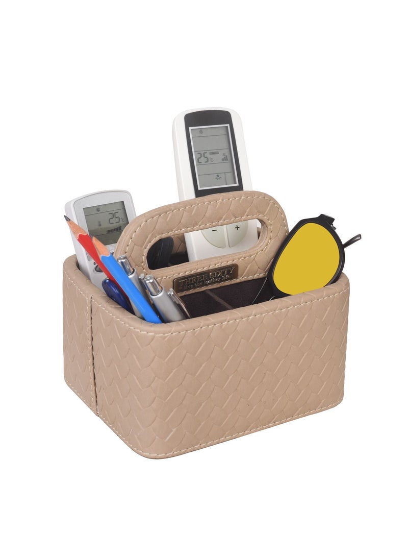 THREE SIXTY Desk Caddy Table Top Remote Control Holder - Image 1