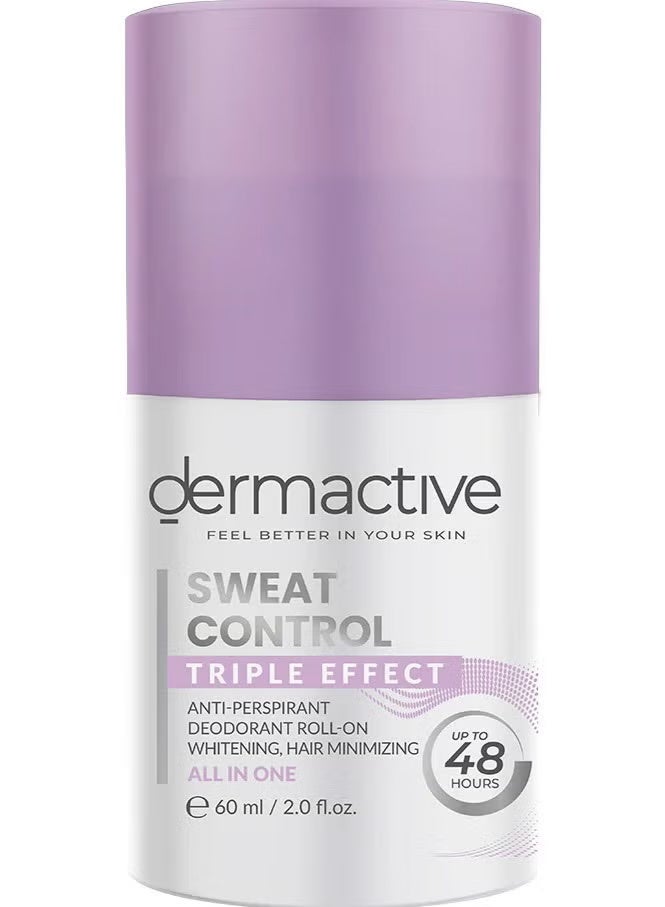 Dermactive Triple-Action Sweat Control Deodorant 60 ml