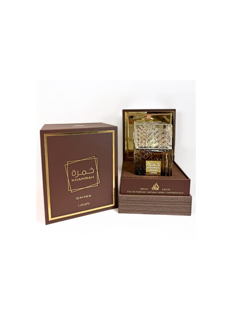 Lattafa Lattafa Khamrah Qahwa Eau De Parfum 100 ML  - Image 2