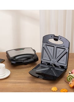 Generic 2 Slice Sandwich Toaster with Non-Stick Plate, Overheat Protection, Power On/Off Indicator, Sandwich Maker  - Image 2