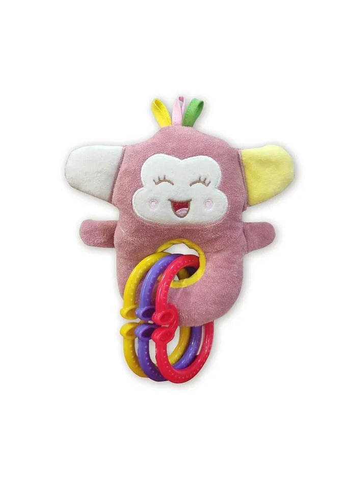 BabyJem BabyJem Little Monkey Toy in Rose Color (Model 693RS) 