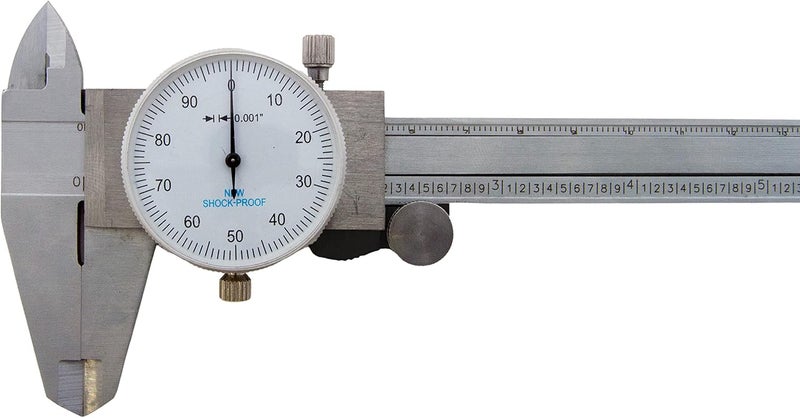 Science Purchase Utility Dial Caliper - 6 Inch with 0.001" Precision, Stainless Steel, Shockproof by Science Purchase - Image 2