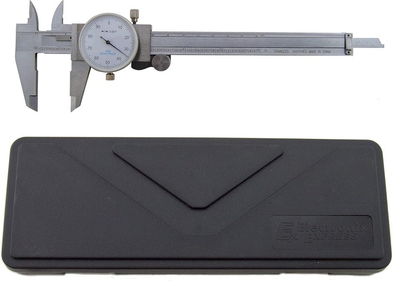 Science Purchase Utility Dial Caliper - 6 Inch with 0.001" Precision, Stainless Steel, Shockproof by Science Purchase - Image 1