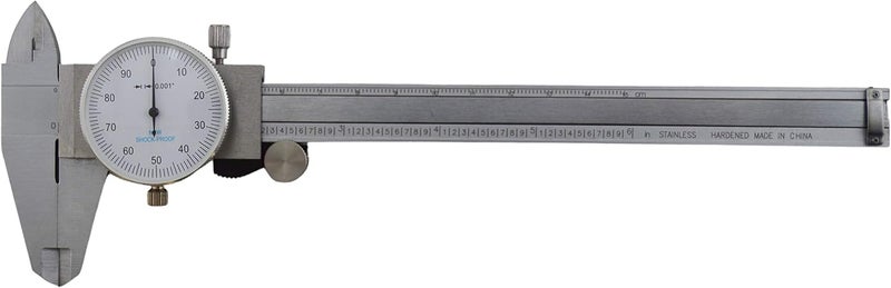 Science Purchase Utility Dial Caliper - 6 Inch with 0.001" Precision, Stainless Steel, Shockproof by Science Purchase - Image 4