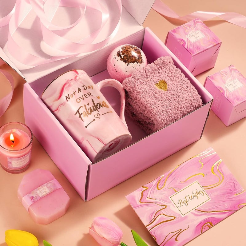 NARUBY Birthday Gifts for Women Spa Gift Baskets Unique Gift Ideas Get Well Soon Gifts for Women Friendship for Her Mom Sister Wife Best Friends Female Happy Birthday Gift box for Women Who Have Everything - Image 3