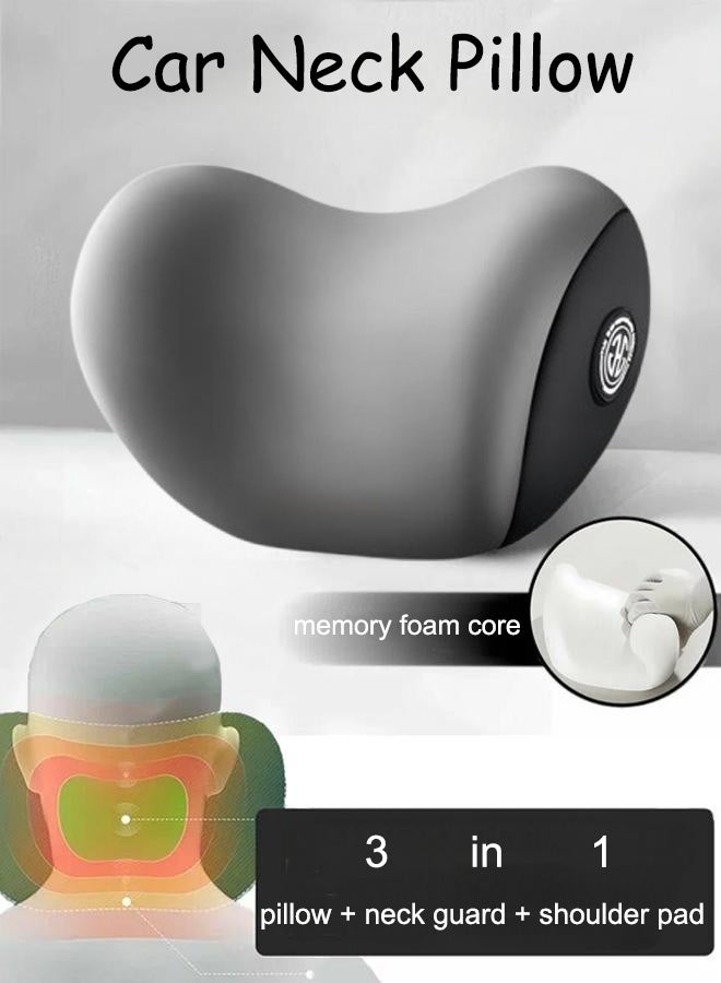 Generic Ergonomic Car Seat Pillow Driving Headrest Pillow  Car Seat Neck Pillows Car Headrest Neck Pillow Car Seat Headrest Memory Foam Neck Support Pillow Car Neck Support Car Neck Pillow Car Seat Head Rest - Image 1
