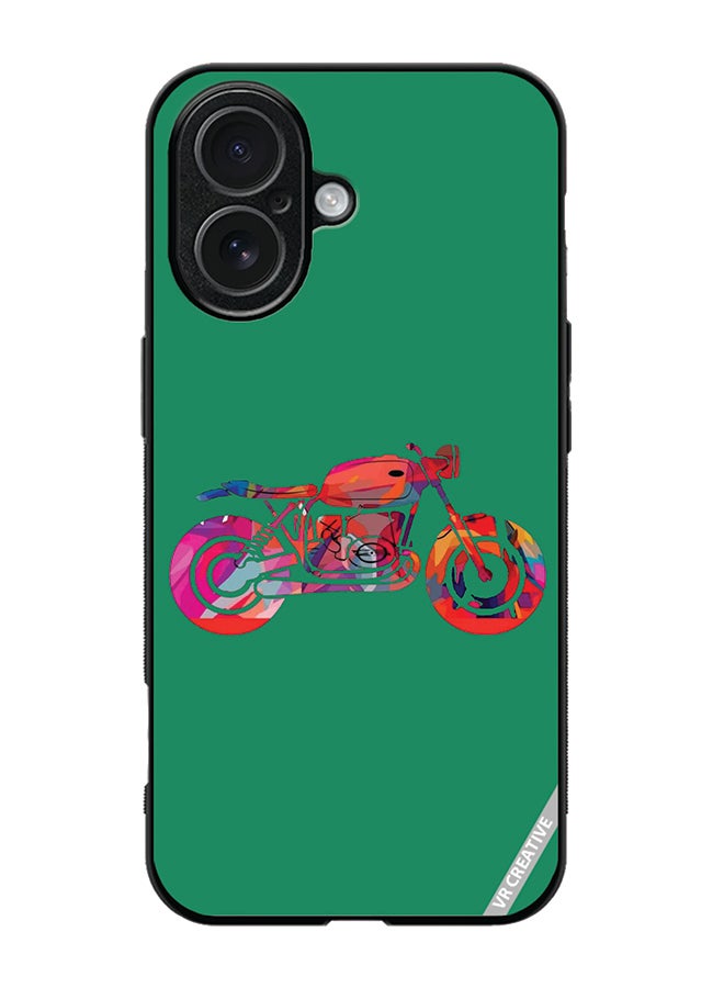 Protective Case Cover For Apple iPhone 17 Bike Design Multicolour