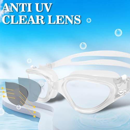 WIN.MAX Polarized Swimming Goggles Swim Pool Goggles Anti Fog Anti UV No Leakage Clear Vision for Men Women Adults Teenagers - Image 2