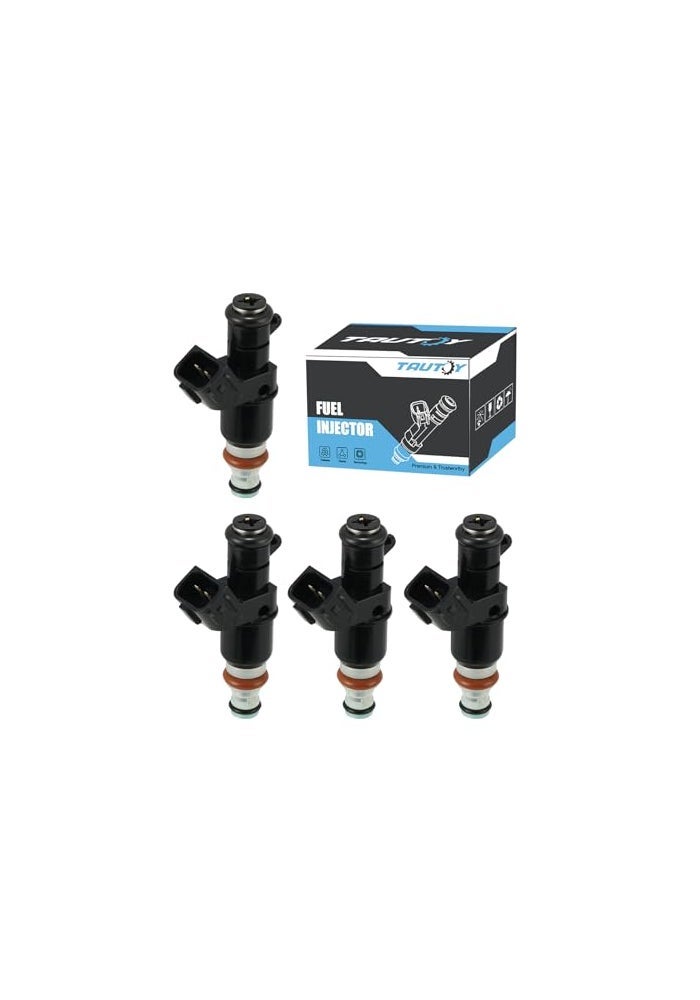 TAUTOY FJ484 Fuel Injectors 4PCS 20L 24L For Acura RSX 20052006For Honda Accord 20032007CRV 20052009Element 2003201116450RAAA01 16450RADL61 - Image 1