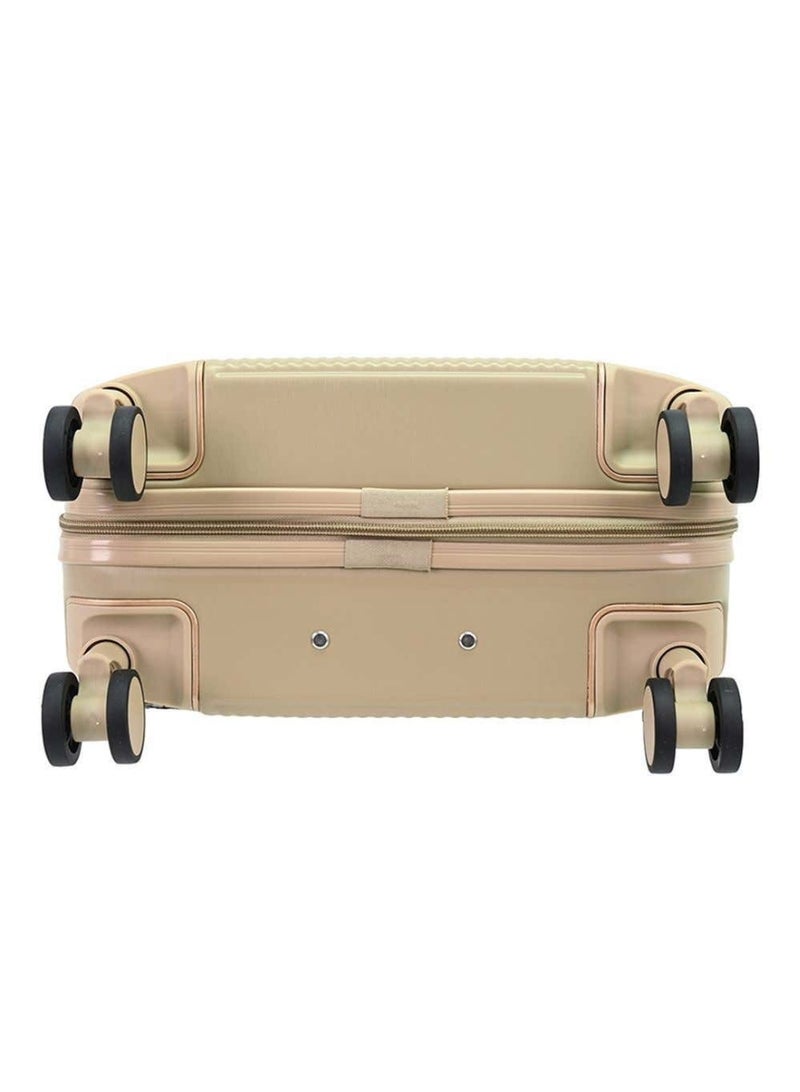 إكسبلورا اكسبلورا حقيبة سفر بعجلات - بيج - 20 بوصة - Ms-2675 - Image 5