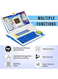 Generic Adiestore Toy Ville Prasid 20 Activities English Laptop (Blue, Grey)  - Image 4